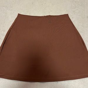 Super Cute 90s inspired Brown Skort